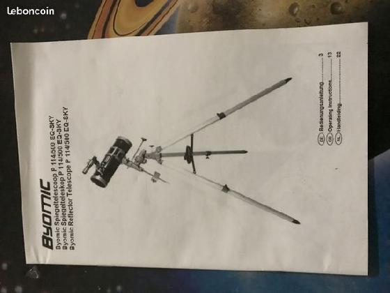 Byomic Reflector Telescope P 114/500 EQ-SKY