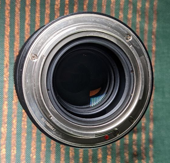 Samyang 135 mm Canon + bague Sony