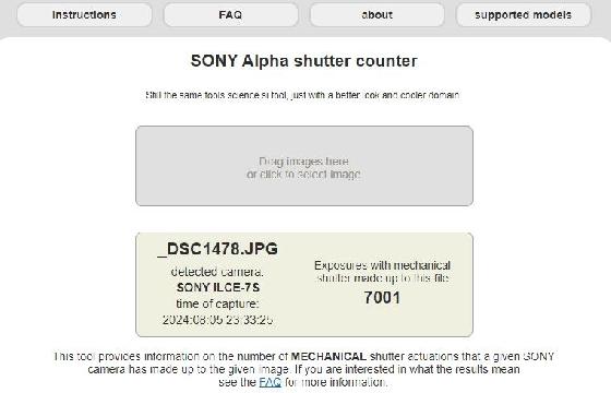 Sony a7s défiltré Astrodon Inside