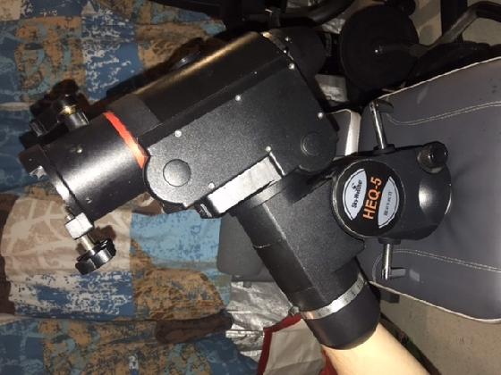 Monture HEQ5noire (non goto)