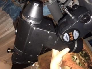 Monture HEQ5noire (non goto)