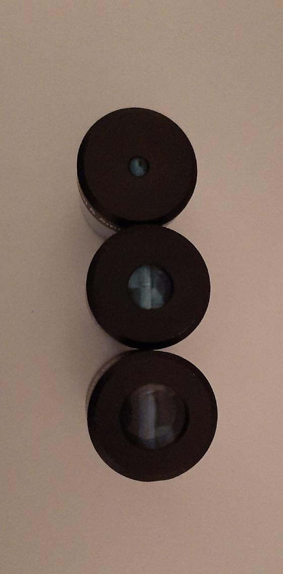 3 Oculaires PLÖSSL: 6.5mm AF50°, 12.5mm AF51°, 20mm AF45°