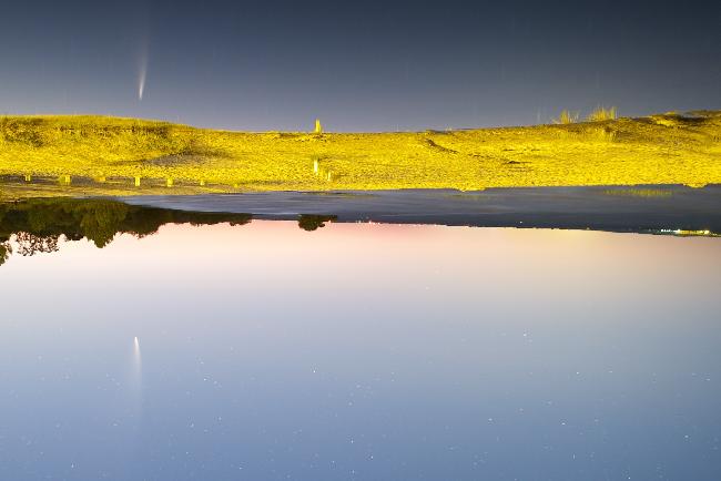 une comète qui met la tête à l’envers