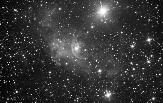 NGC7635-T300-monochrome