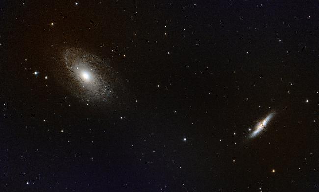 Galaxies M81 Bode & M82 Cigare