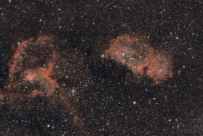 IC 1848 l'Âme & IC 1805 le Coeur
