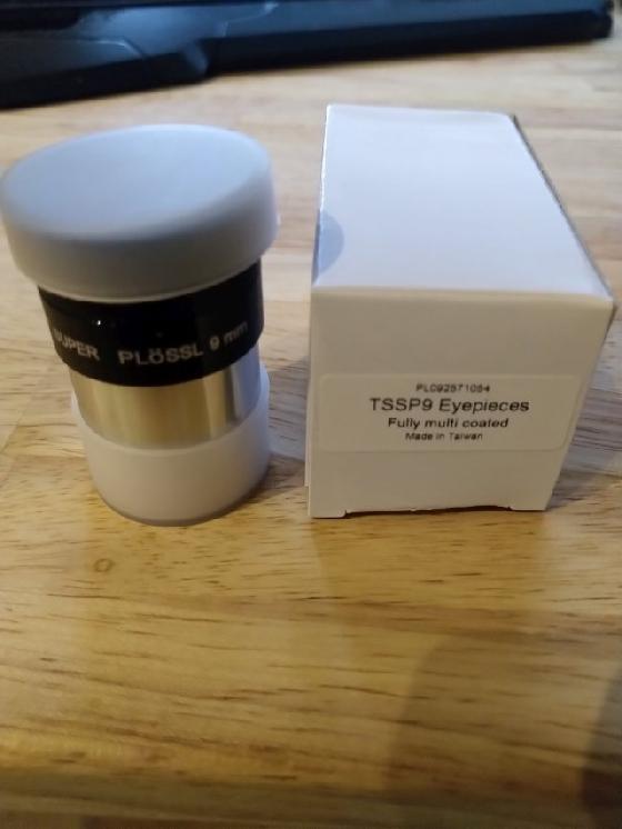 Oculaires 15mm superview et 9mm super plossl TS