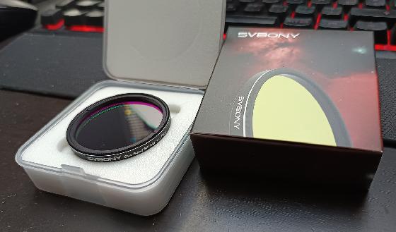 FILTRES OPTOLONG SII 6.5nm et SVBONY SV220 SII-OIII 7nm