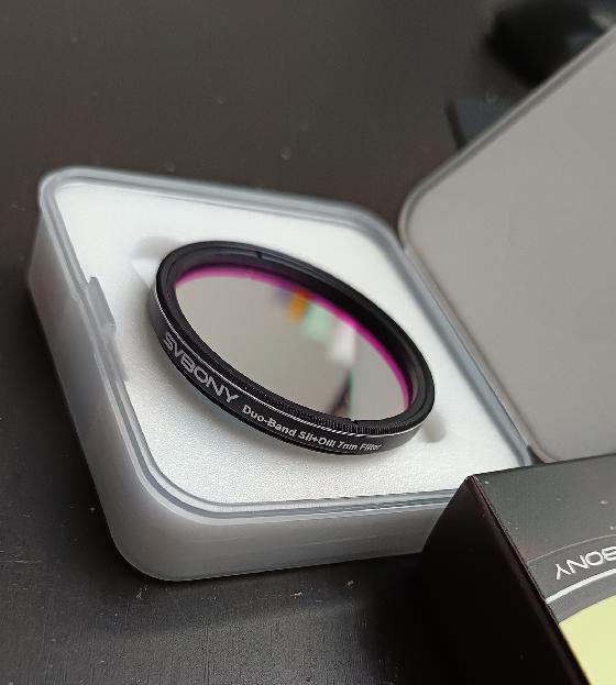 FILTRES OPTOLONG SII 6.5nm et SVBONY SV220 SII-OIII 7nm