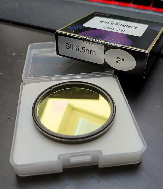 FILTRES OPTOLONG SII 6.5nm et SVBONY SV220 SII-OIII 7nm
