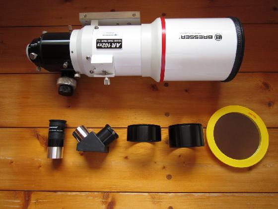 Lunette astronomique Bresser 102/460 XS AR Messier