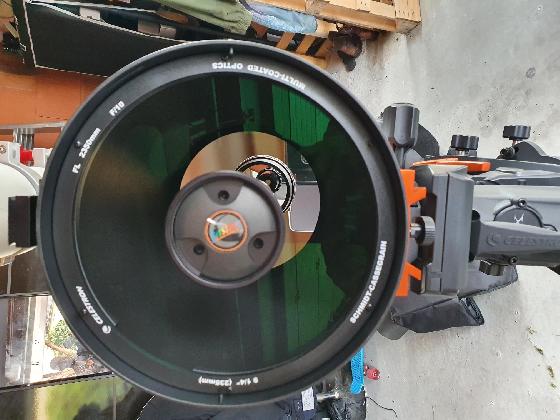 Celestron C 925 fastar, monture CGX et lunette TS-Optics Apo Star 71
