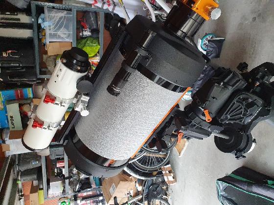 Celestron C 925 fastar, monture CGX et lunette TS-Optics Apo Star 71