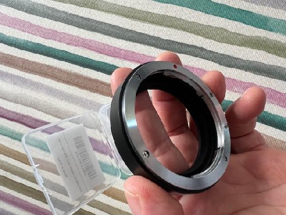Bague pour objectif Canon EF vers M54