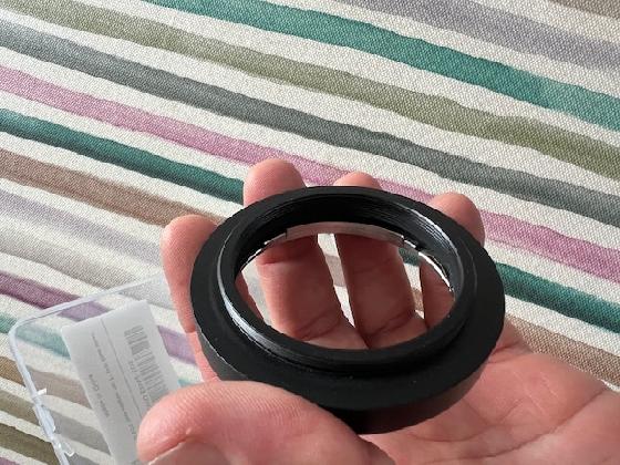 Bague pour objectif Canon EF vers M54