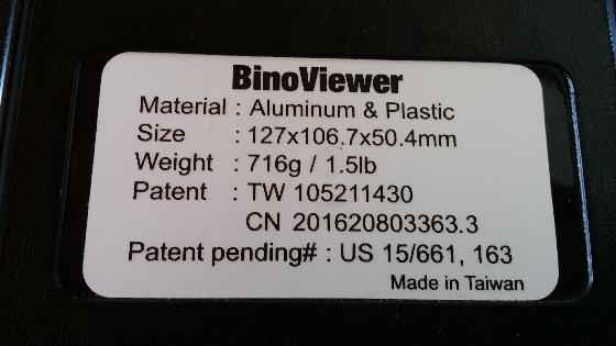 Tête binoculaire tirage totalement compensé