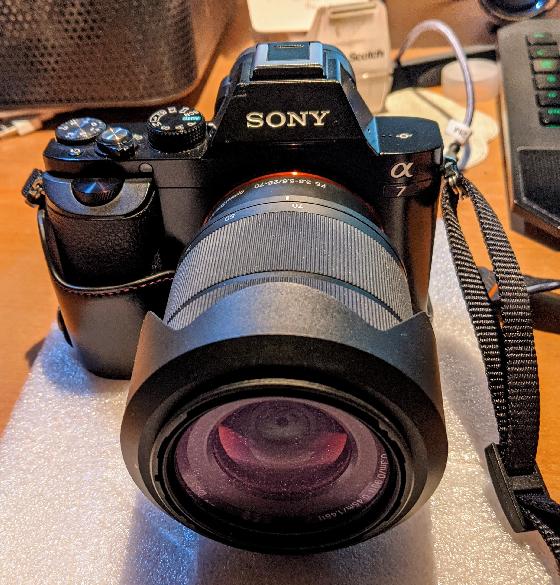 Kit Sony A7 + EF 28/70