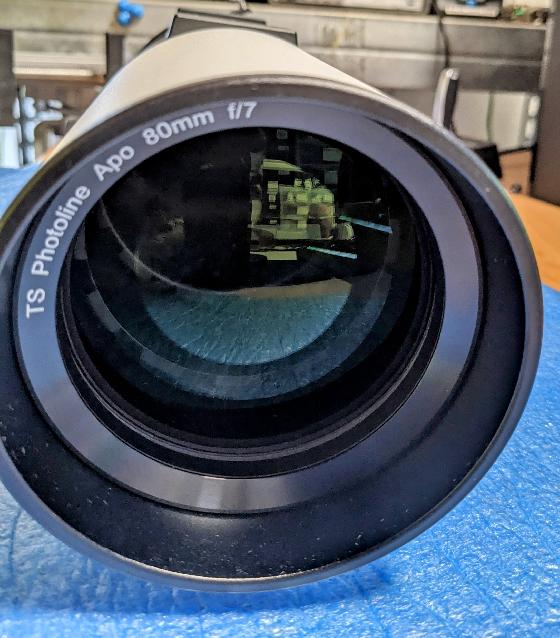 Lunette TS Optics TS80 APO 80/560 photoline, tbe + sacoche