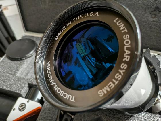 Ensemble Solaire Lunt LS60T + filtre B1200 en valise