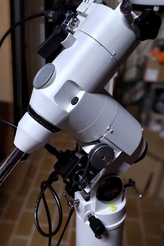 Monture Omegon EQ-500X + kit Goto courroie Onstep + rallonge