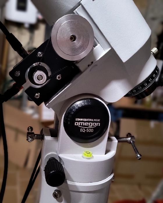 Monture Omegon EQ-500X + kit Goto courroie Onstep + rallonge
