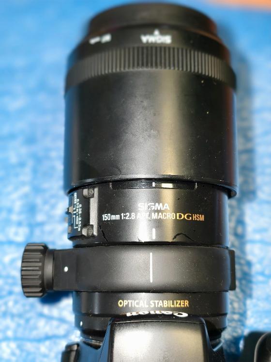 Objectif Sigma 150mm macro Canon EF pour astrophoto