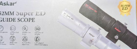 Askar 52mm Super ED argent, état de neuf