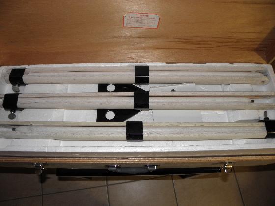 lunette perl syw 60/800 + malle de transport bois et équipement .