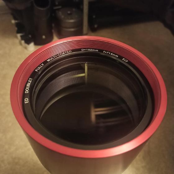 Lunette solaire H-alpha Lunt 100mm + accessoires