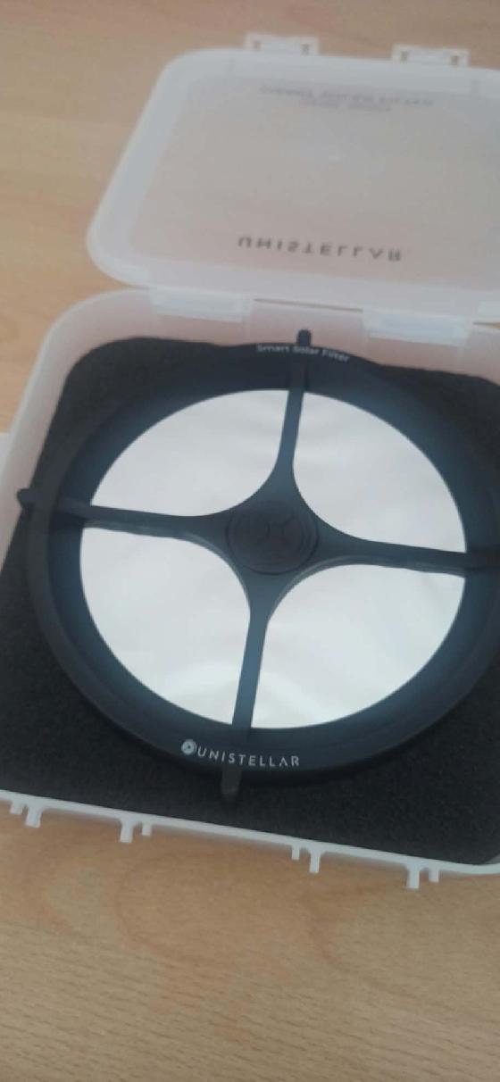 Filtre solaire Unistellar, Smart Solar Filter, compatible avec les Evscope et Equinox