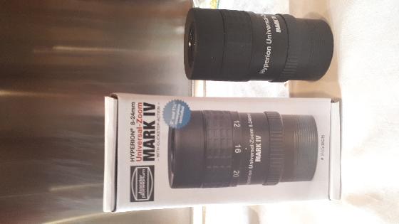 Oculaire Zoom Hyperion 8-24mm + Barlow 2.25