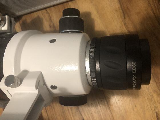 80ED EVOSTAR (skywatcher)+Reducteur x.85