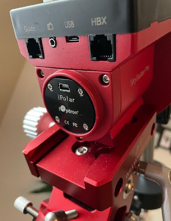 Monture ioptron skyguider pro version ipolar + Base et accessoires William Optics