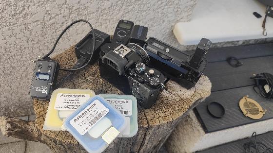 Sony A7S complet  défiltré et refiltré astrodon + filtre adapté HA-SII-OIII Astronomik