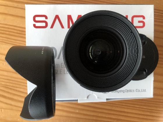 Samyang 16 mm / F 2.0 ED AS UMC CS monture Canon EF-S