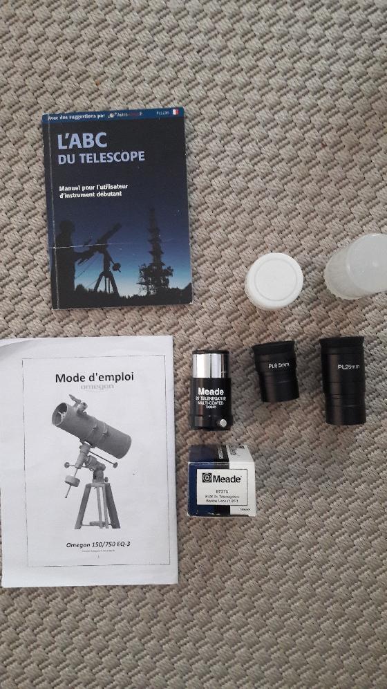 Téléscope Newton Omegon 150/750mm EQ3-2
