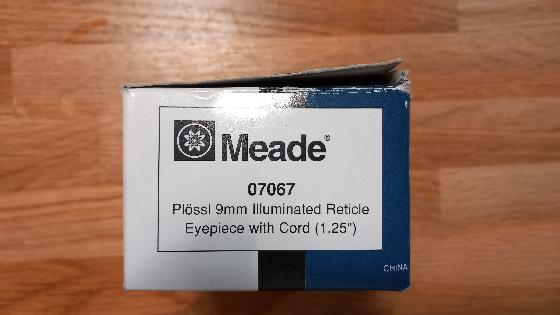 Oculaire reticulé éclairé Meade