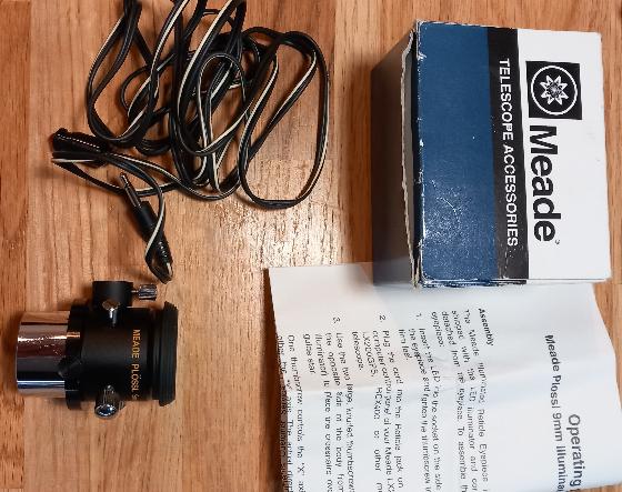 Oculaire reticulé éclairé Meade