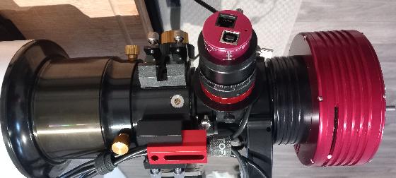 Setup complet: TS 125 Photoline, CCD ATIK, LRVBSHO