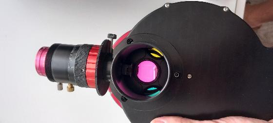 CCD Atik, RAF, LRVBSHO, diviseur optique