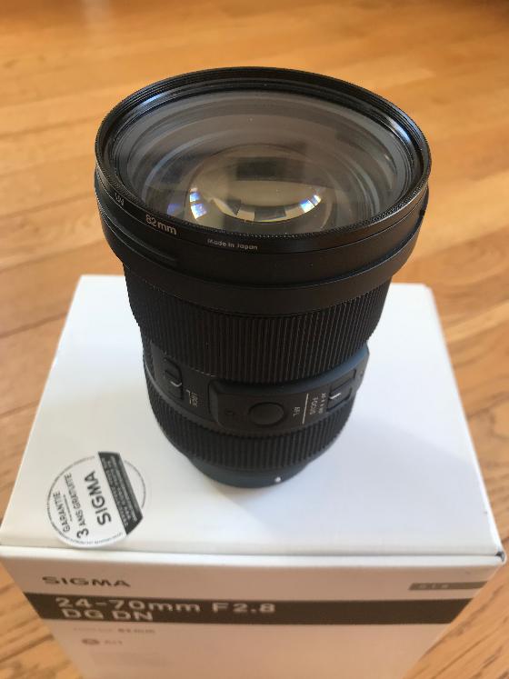 Sony A7RIV (état neuf moins de 5000 photos) et objectif 24-70 Sigma Art 2.8