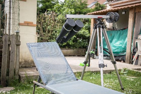 Jumelles 25x100 TS + monture et accessoires 