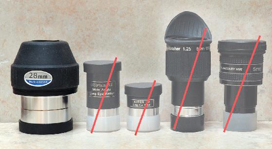 Oculaires divers (Mise à jour)