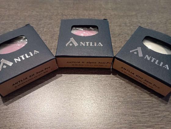 Set filtres Antlia SII, Ha et OIII, en 3nm