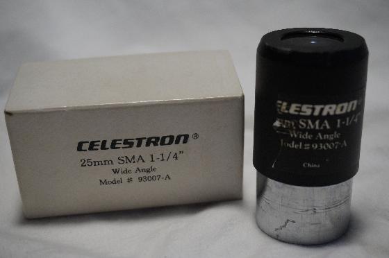 Télescope C8 sur monture équatoriale à fourche avec accessoires