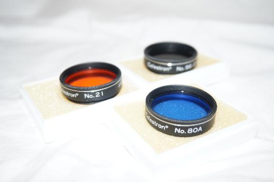 Télescope C8 sur monture équatoriale à fourche avec accessoires