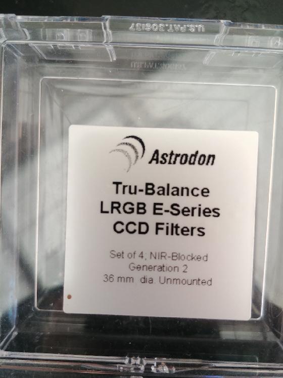 Filtres Astrodon 36mm non monté LRGB