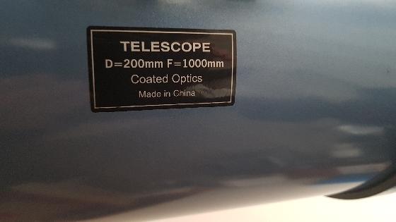 Telescope skywatcher HEQ5 Goto 200/1000