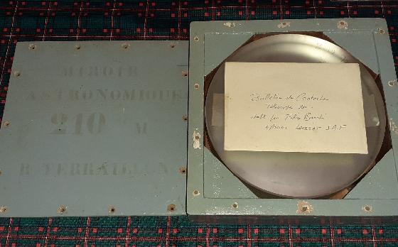 Miroir 210 mm F/D6,5 Felix Bacchi