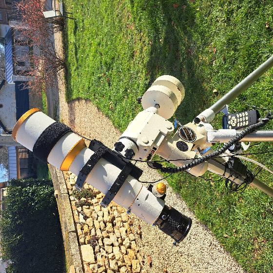 Monture HEQ5 + lunette William Optics Megrez 90